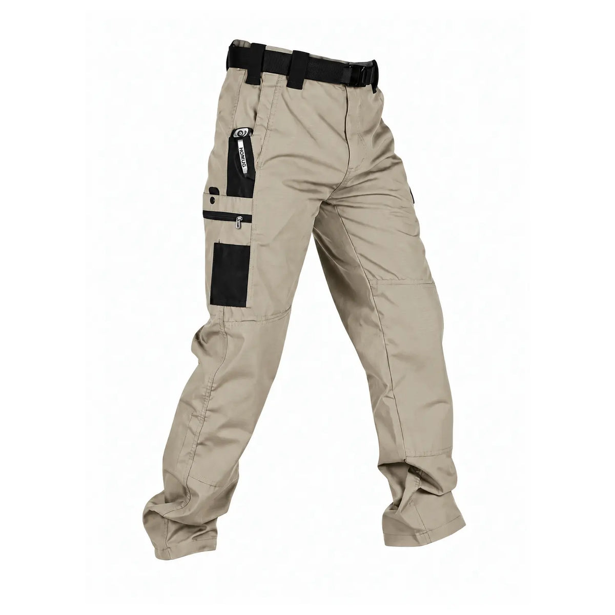 Men's Tactical Cargo Pants, 230g/m² Water & Abrasion Resistant Fabric