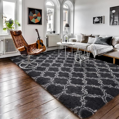 Plush Floor Mat  Decorative Area Rug