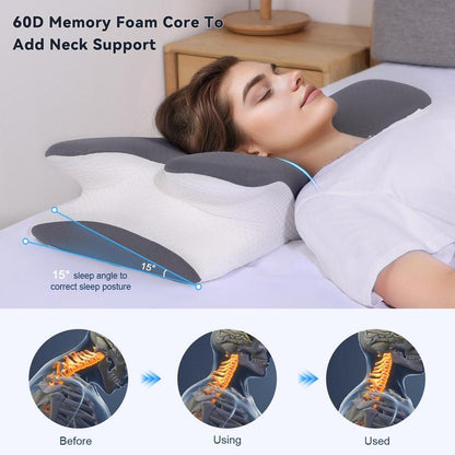 Ergonomic Memory Foam Cervical Pillows