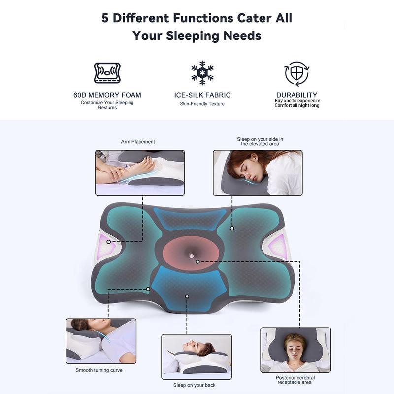 Ergonomic Memory Foam Cervical Pillows