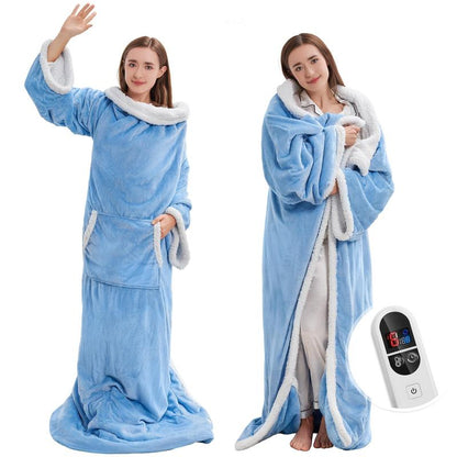Wearable Heated Throw Blanket, 6 Heat Settings