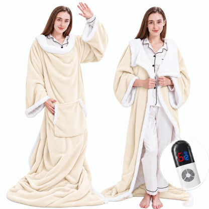 Wearable Heated Throw Blanket, 6 Heat Settings