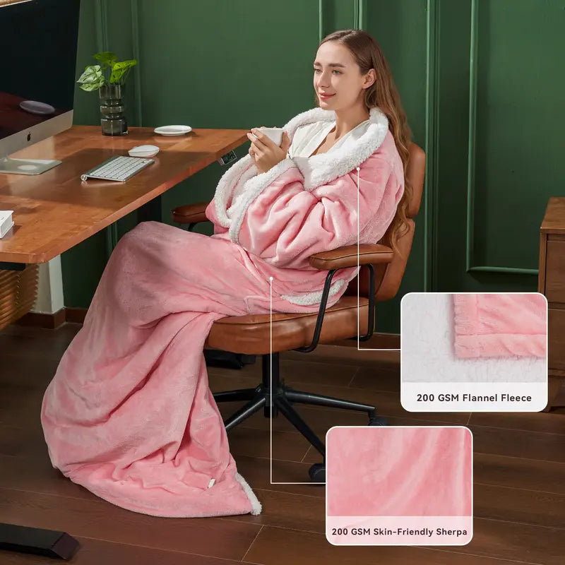 Wearable Heated Throw Blanket, 6 Heat Settings