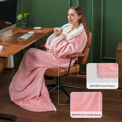 Wearable Heated Throw Blanket, 6 Heat Settings