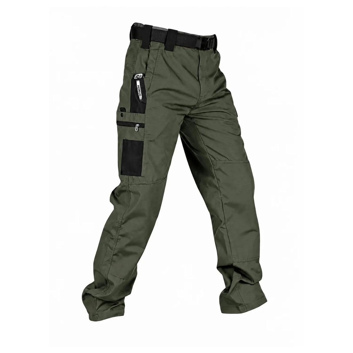 Men's Tactical Cargo Pants, 230g/m² Water & Abrasion Resistant Fabric