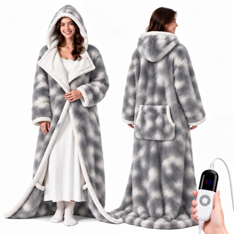 Wearable Heated Throw Blanket, 6 Heat Settings